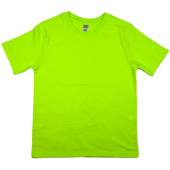 Earth Elements Big Boys/Girls (Youth) Short Sleeve T-Shirt Small Neon Green