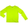 thumbnail image 1 of Earth Elements Big Boys/Girls (Youth) Unisex Long Sleeve T-Shirt Small Neon Yellow, 1 of 2