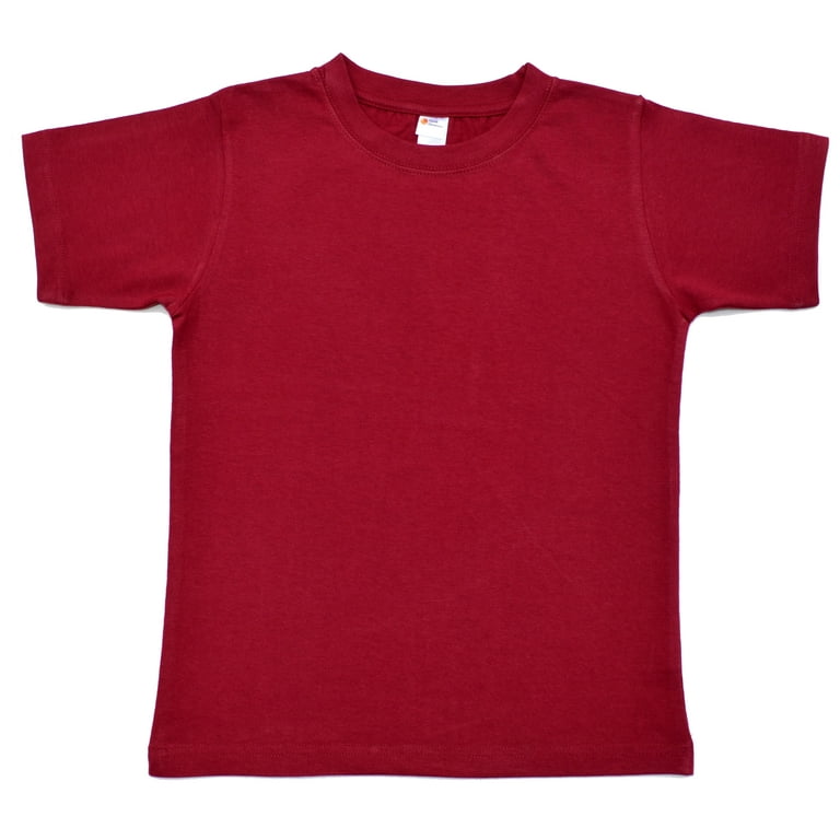 Kids Maroon Strip Sleeve Top