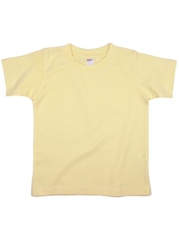 Little Kids/Toddlers Unisex Short Sleeve T-Shirt 6T Lemon