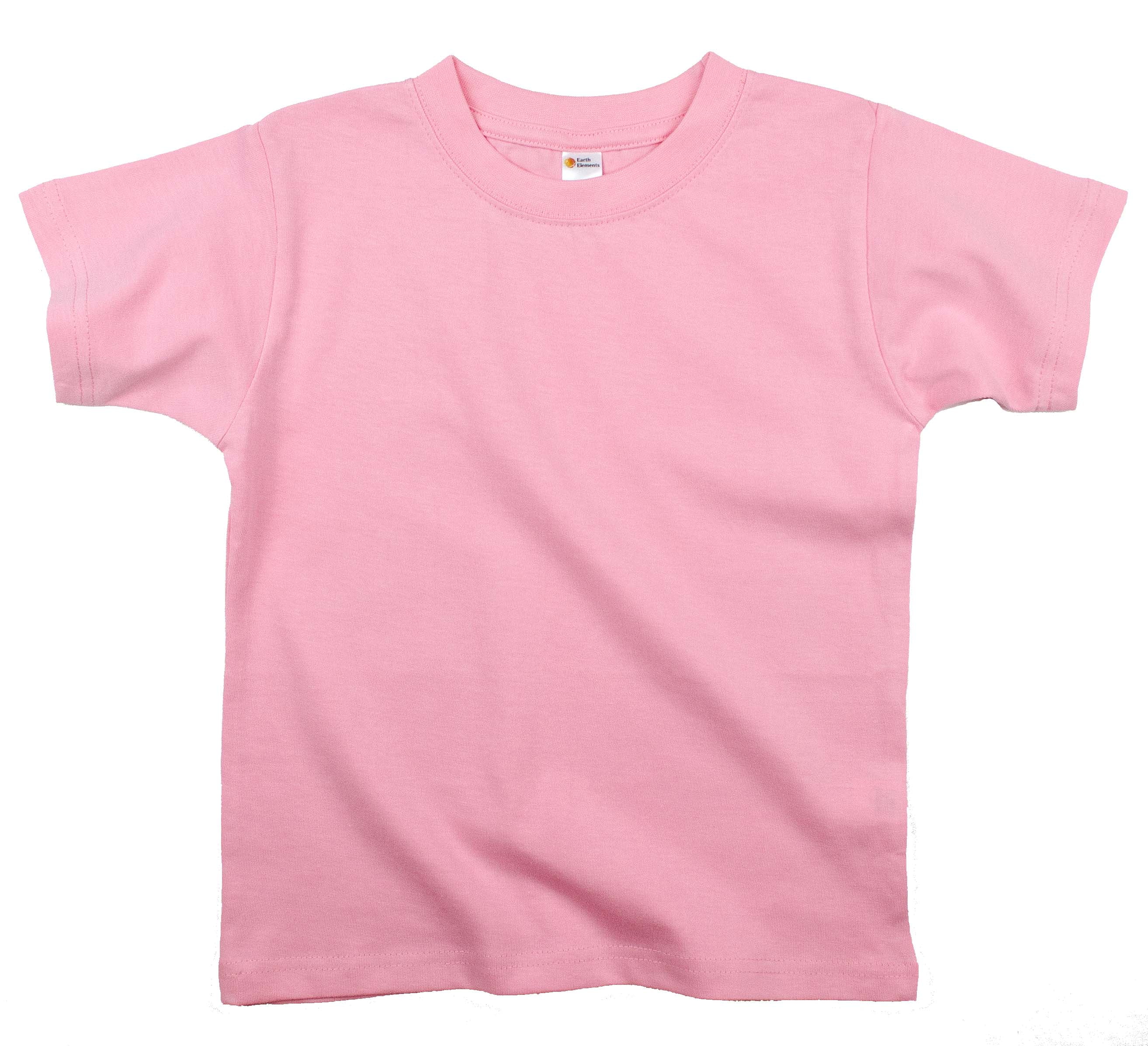 Little Girls' Short Sleeve T-Shirt - 100% Ring Spun Combed Cotton Toddler Tee (Unisex Kids) - View #11