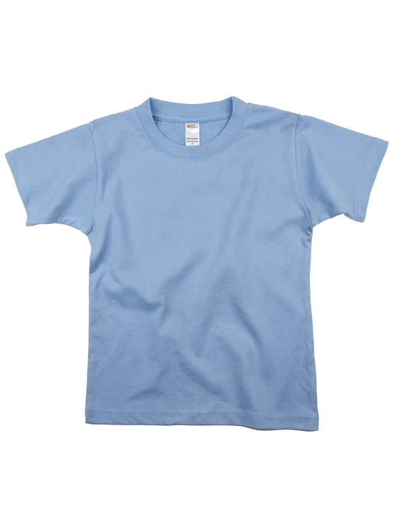 Little Kids/Toddlers Unisex Short Sleeve T-Shirt 8T Sky Blue