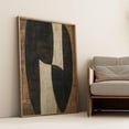 thumbnail image 1 of Earth Embrace: Wabi Sabi Wall Art Organic Abstract Art Print Minimalist Brown And Black Geometric Poster For Modern Decor Unique Wall Art Wall Art, Modern Wall Decor, 24x36 UNFRAMED, 1 of 2