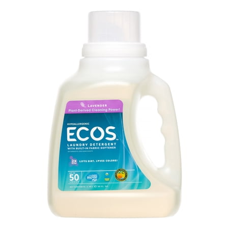 Earth Friendly Ecos 2X Ultra Lavender Laundry Detergent - 50 fl oz