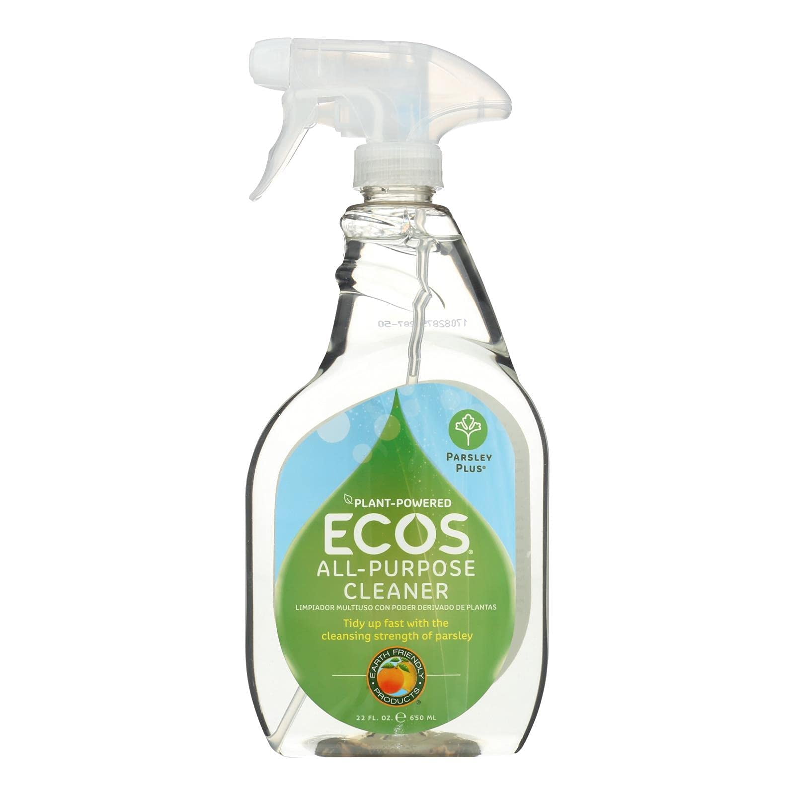 ECOS All Purpose Cleaner Parsley Plus, Vegan & PlantBased, 22 fl oz (6