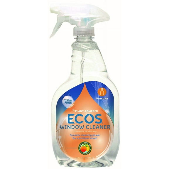Earth Friendly Products Ecos Window Cleaner With Vinegar, 22-Ounce, (Pack Of 3)