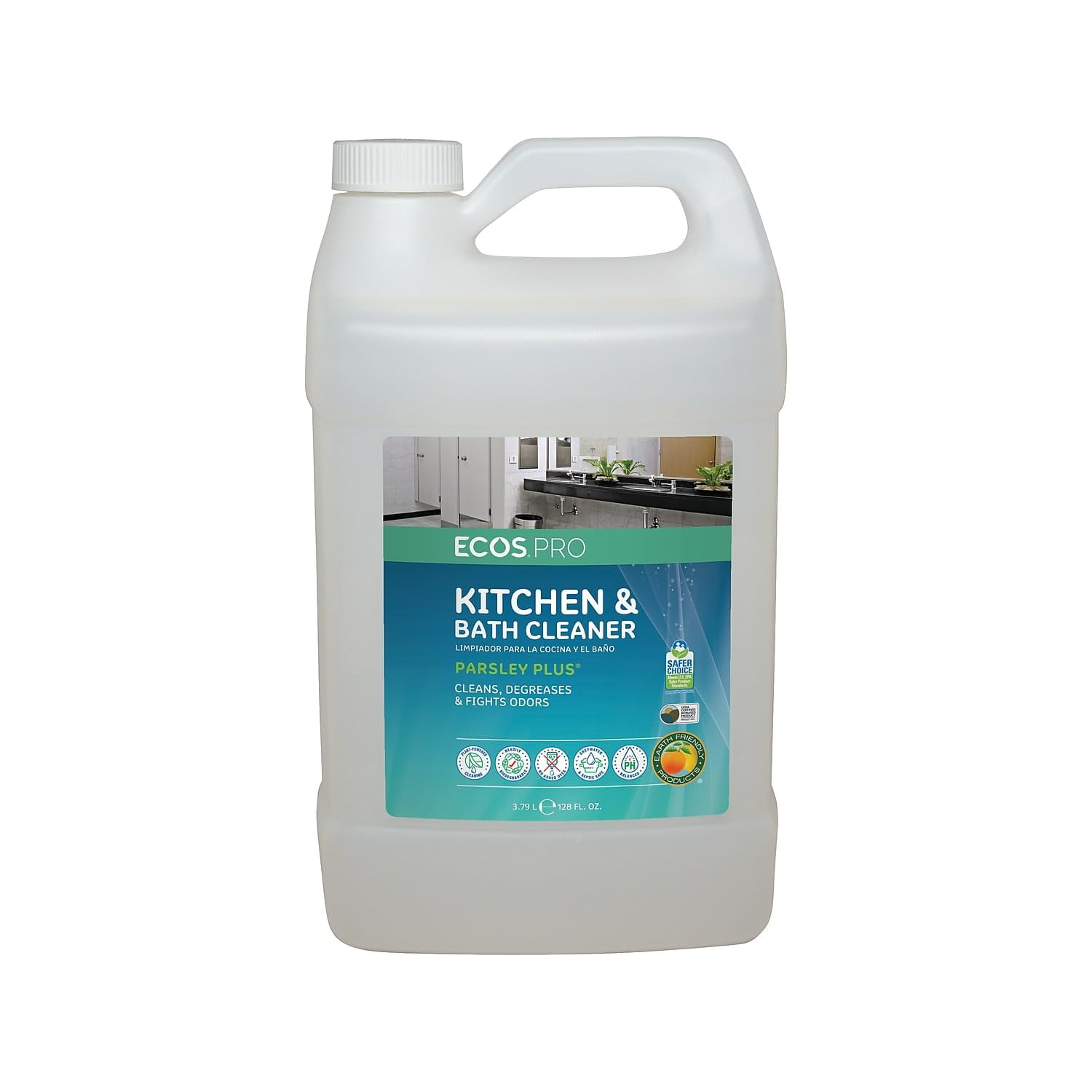 4 Count Case Stack Patterns Earth Friendly Products PL9746/04 Parsley Plus All-Purpose Cleaner ...