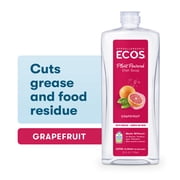 ECOS Hypoallergenic Dish Soap, Grapefruit, 25 Fl Oz