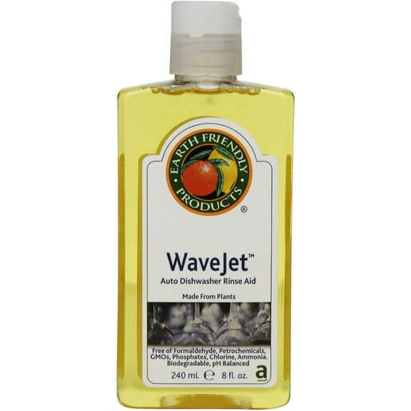Earth Friendly Products Wave Jet Rinse Aid, 8-Ounce Bottle (Pack of 12)