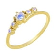 thumbnail image 1 of Engagement Ring Moonstone Ring Minimalist Gold Moonstone Ring Wedding Gift Ring for Women, 1 of 7