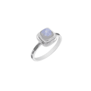EARTHGEMS JEWELLERY Earth Gems Jewelry Rainbow Moonstone Ring |925 Sterling Silver Gemstone Ring for women