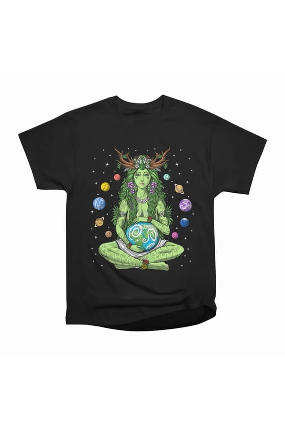 Earth Goddess Gaia T-Shirt Tee Gift For Him Merch For Her Apparel For Friend
