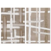 Earth Grids of Serenity Canvas Print Modern Wall Art Set by Art Remedy, Gallery Wrapped, 10 x 15