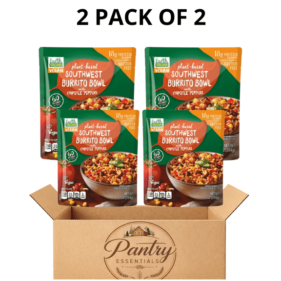Earth Grown Southwest Burrito Bowl, 10 oz, 2-Pack