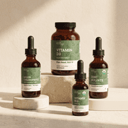 Earth Harmony Liquid Chlorophyll Drops, Vegan Vitamin D3 5000 iu Supplement, Zinc Mineral Supplement & Organic Vitamin B12 Liquid Bundle