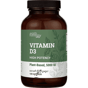 Earth Harmony Vitamin D3 5000 IU - Immune Support & Bone Supplements - Vitamina D3 - 120 Capsules