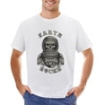 thumbnail image 1 of Earth Hater Astronaut Men’s Graphic T-shirt Vintage Short Sleeve Sport Tee White 2XL, 1 of 5
