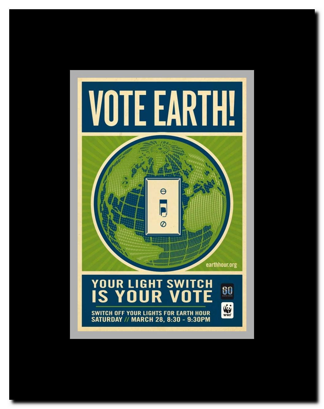 Earth Hour Framed Movie Poster