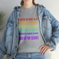 thumbnail image 1 of Earth Is Not Flat Vaccines Work Funny Science T-Shirt, 1 of 2