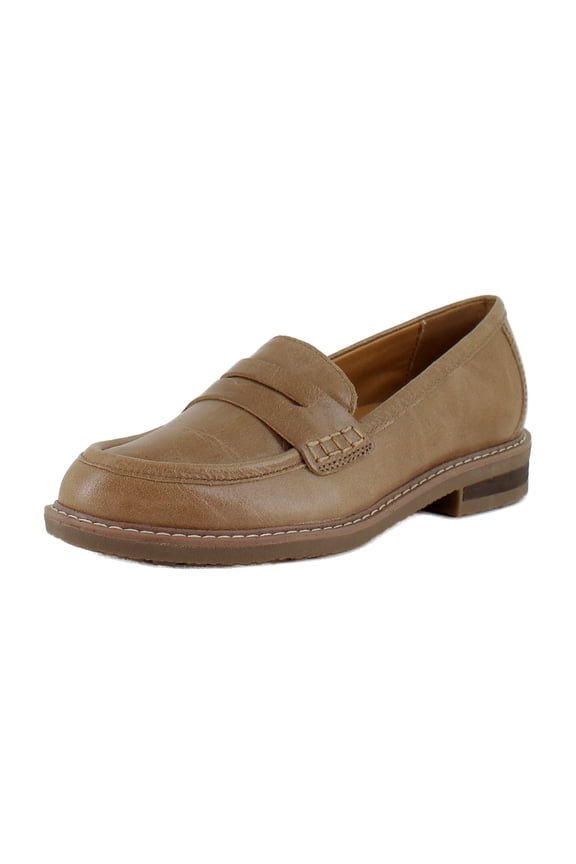 Javas Women's Loafers & Slip-Ons Light Brown Leather Size 6.5 M
