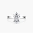 thumbnail image 1 of Earth Jewel 14K White Gold Plated Diamond Engagement Ring - 2.13 Ct Marquise Cut Lab Created Diamond Ring for Women - Timeless Wedding Ring for Her - Perfect Gifts or Special Celebrations, 1 of 4