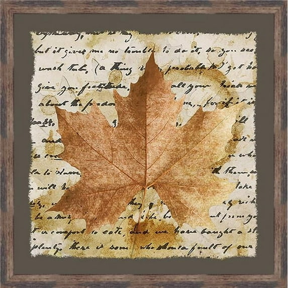 Earth Leaf I Framed Fine Art Print