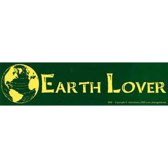 Earth Lover bumper sticker