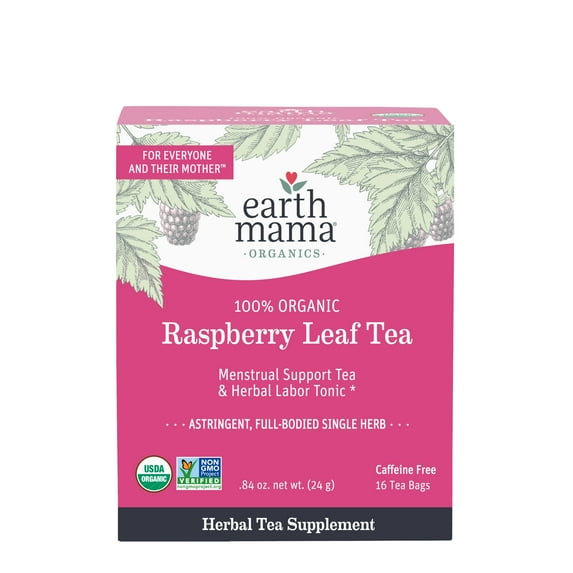 Earth Mama Organic Raspberry Leaf Tea, 16 Tea Bags
