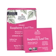 Earth Mama Organic Raspberry Leaf Tea, Herbal Tea for Labor Prep and Menstrual Support, 16 Tea Bags