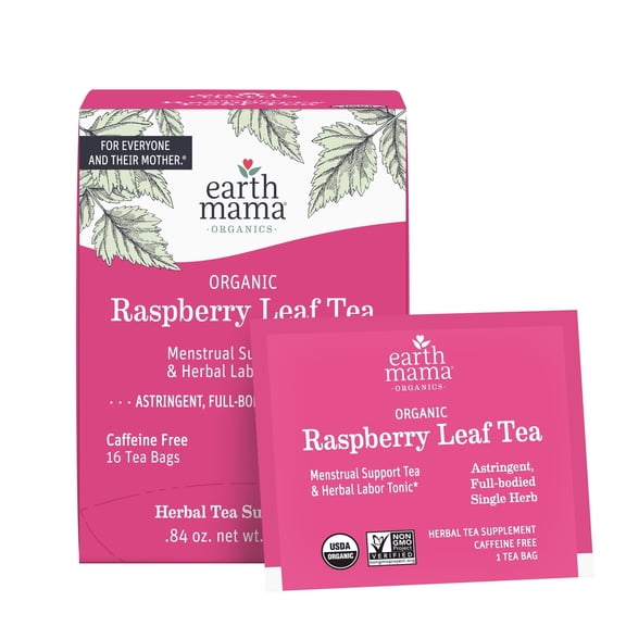 Earth Mama Organic Raspberry Leaf Tea, 16 bags