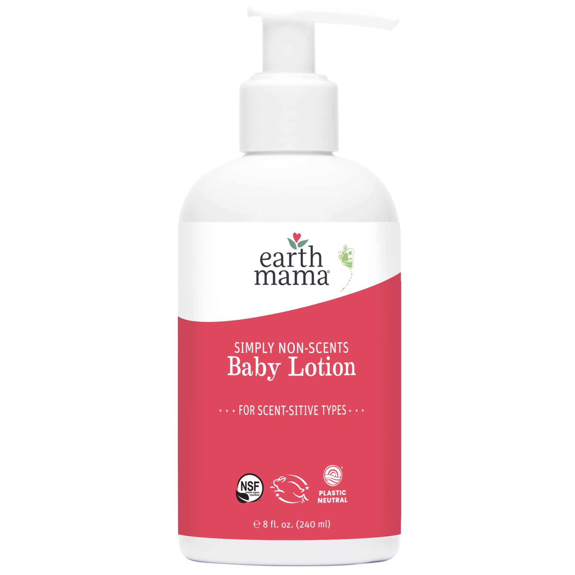 Earth Mama Simply NonScents Baby Lotion for Dry Calendula Cream for