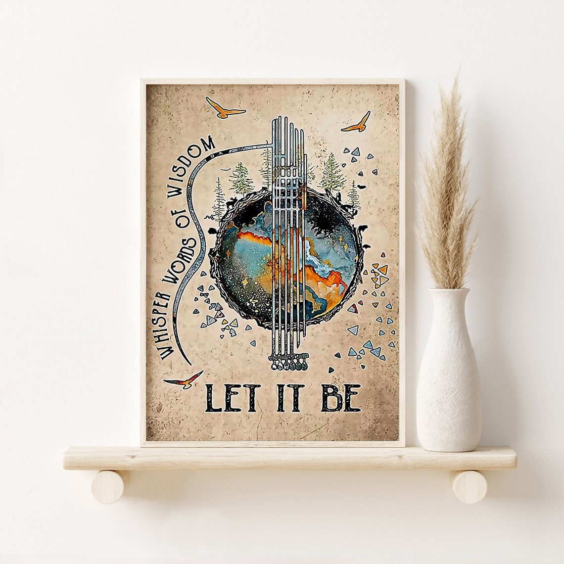 Targa In Metallo Vintage 'Let It Bee' - Decorazione Retrò Per Pub E Bar 20x30 Cm - 3
