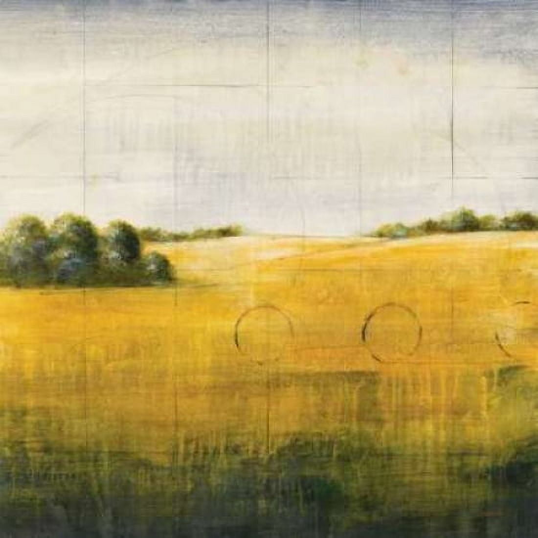 Earth Meets Sky I Canvas Art - Cheryl Martin (24 x 24)