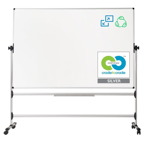 Earth Melamine Dry-Erase Revolving Easel