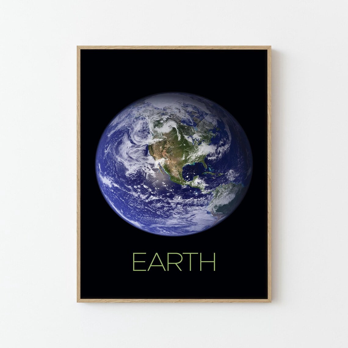 Earth Nasa Space Travel Poster Print Planets Wall Art Home Decor ,Decor ...