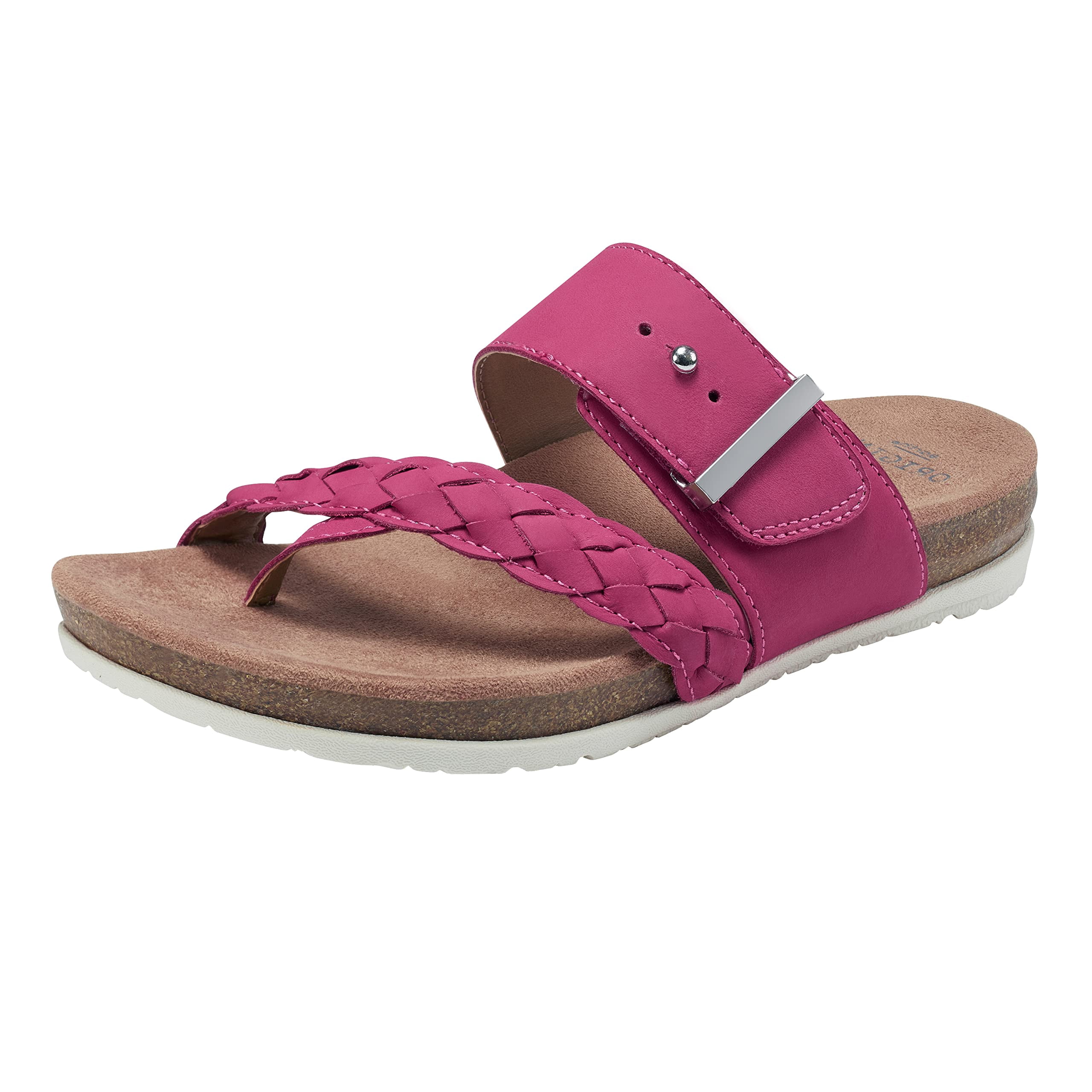 Earth Origins Women's Onida Sandal I Slip-On Leather Sandals with