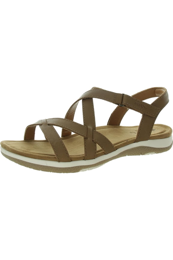 Womens Sterling Adjustable Leather Slingback Sandals