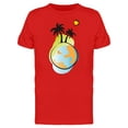 thumbnail image 1 of Earth, Palms & Sun Tee Men's -Image by Shutterstock, 1 of 2