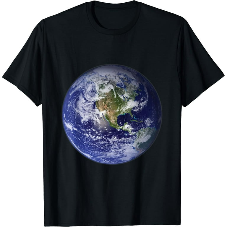 Planet Earth Globe Stylized T-Shirt Planet Earth Globe Stylized T-Shirt