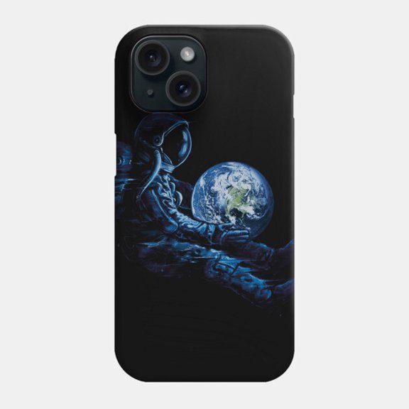 Earth Play Protective Cover for iPhone 11–17 Pro Max Futuristic Cosmic Graphic