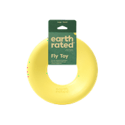 Earth Rated Flying Disc Toy for Dogs and Puppies, Interactive Dog Toys, Saucer Floats in Water, Large, Yellow