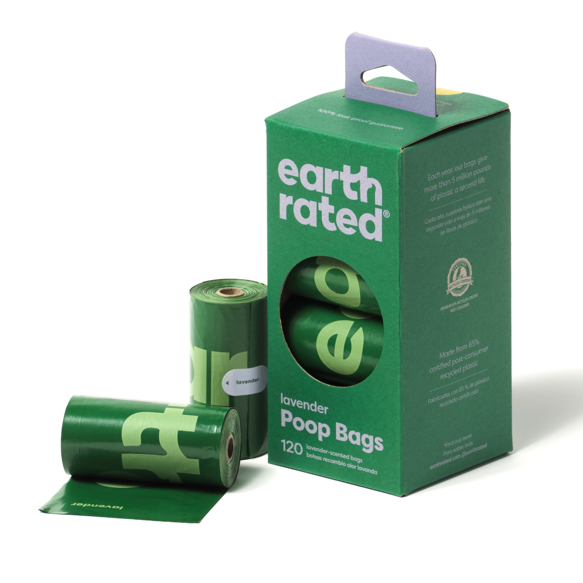 Earth Rated Refill Rolls Lavender Scented Waste Bags - 120 Count Earth Rated Refill Rolls Lavender Scented Waste Bags - 120 Count
