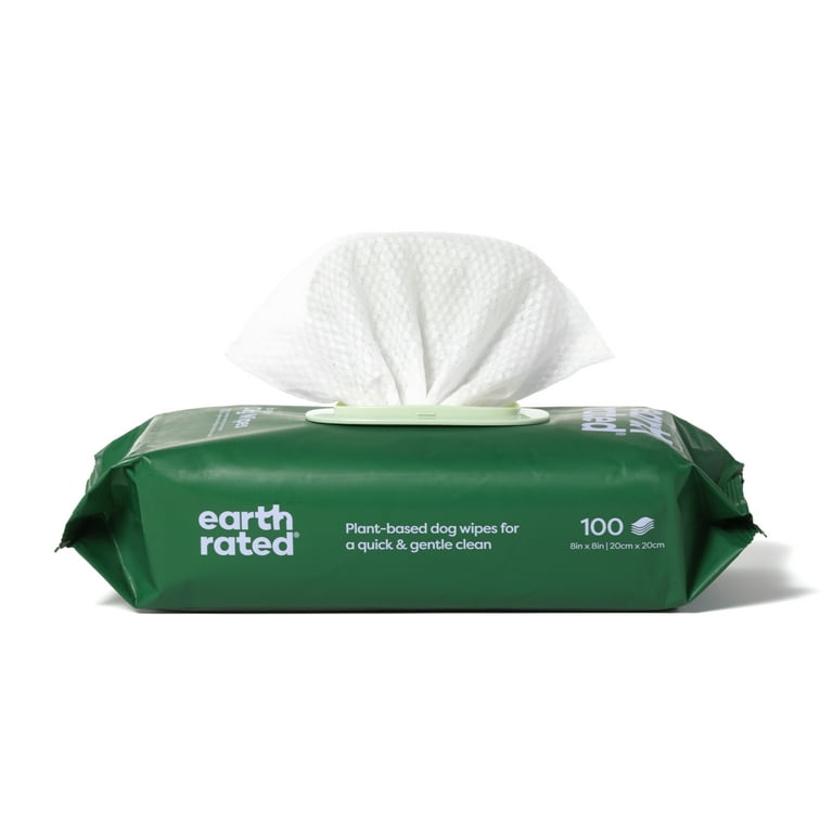 Earth Rated Plant-Based Dog Grooming Wipes Earth Rated Plant-Based Dog Grooming Wipes