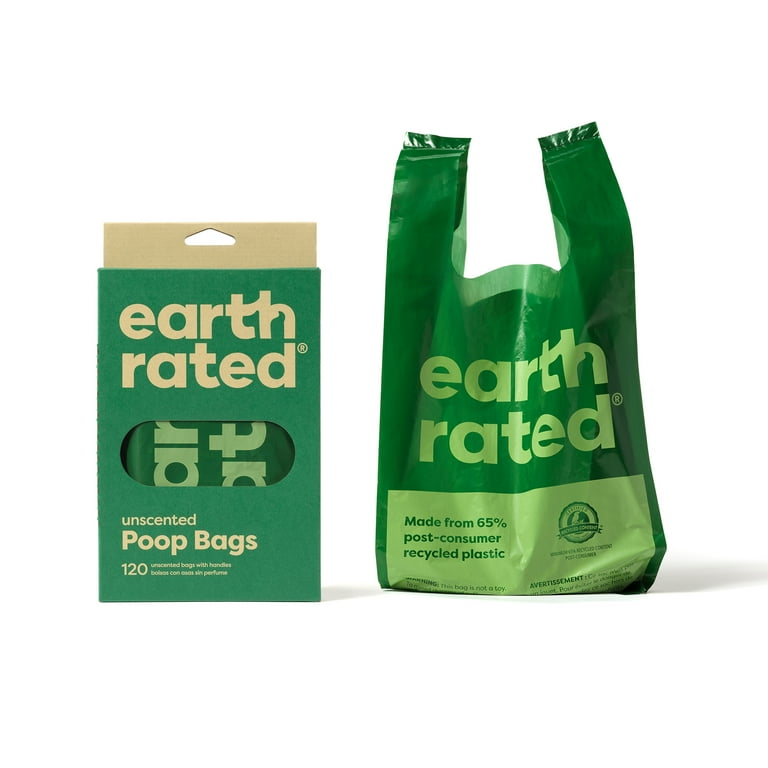 Earth Rated Handle Bags Unscented - 120 Count Earth Rated Handle Bags Unscented - 120 Count