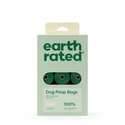 Earth Rated Leak-Proof Dog Poop Bags, Unscented, 300 Count, 15 Refill Rolls