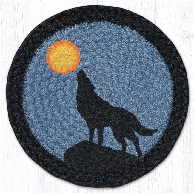 Earth Rug Howling Wolf Trivet