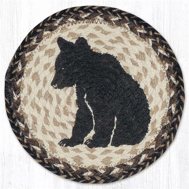 Earth Rug Bear Cub Silhouette Trivet
