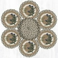 thumbnail image 1 of Earth Rug 56-826TV 10 x 10 in. TNB-826 Thistle & Vine Braided Trivets in a Basket, Multi Color, 1 of 1