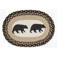 thumbnail image 1 of Earth Rug 48-043AB 13 x 19 in. American Bear Braided Oval Placemat, Multi Color, 1 of 1