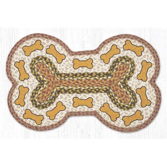 Earth Rug 63-P024DB 18 x 28 in. DBP-24 Dog Bones Shape Rug